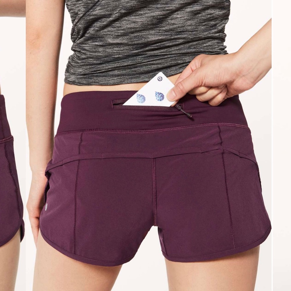 NWOT Lululemon Speed Shorts 2.5”